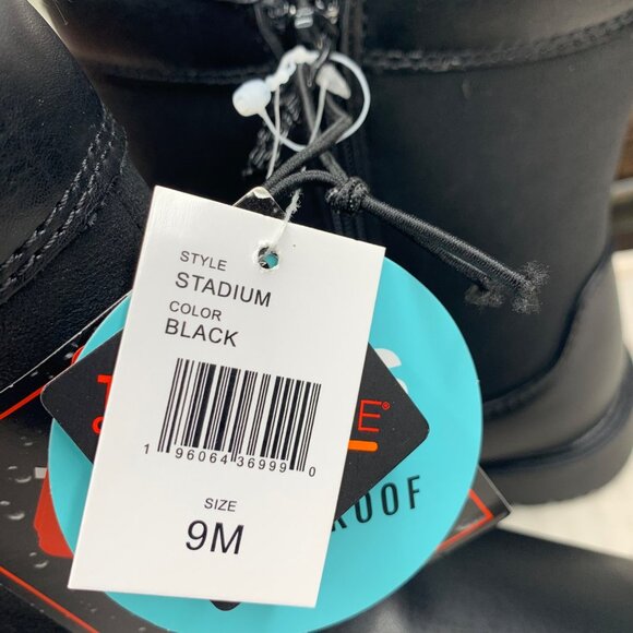 Totes Women's Waterproof Stadium Boots - Size 9M - Black Faux Fur Lining - Picture 4 of 10